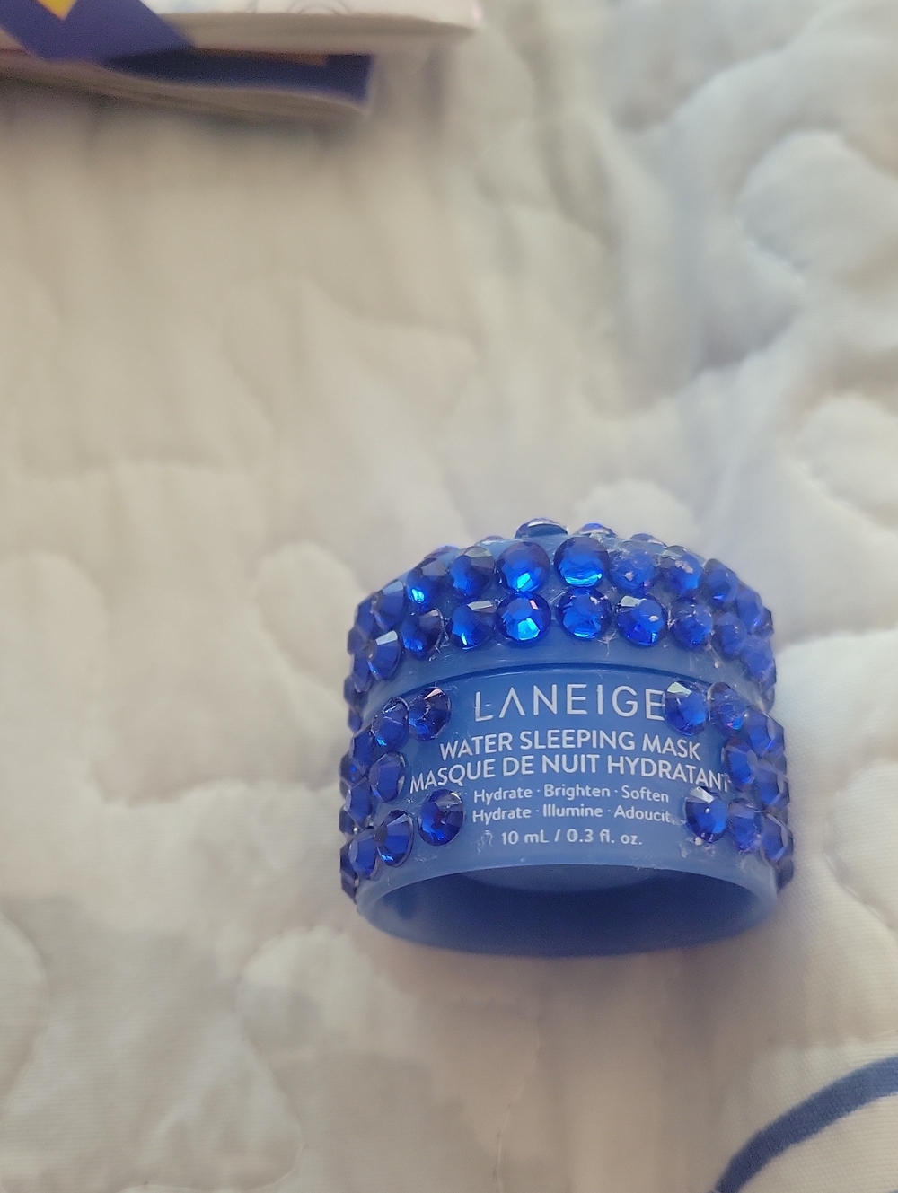 LANEIGE Blue Water Sleeping Mask with Decorative Rhinestones